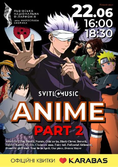 ANIME. Part 2. Svitlomusic ANIME. Part 2. Svitlomusic