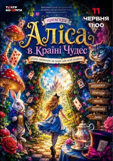 Казка «Аліса в країні чудес» (Театр ім. І. Кочерги)