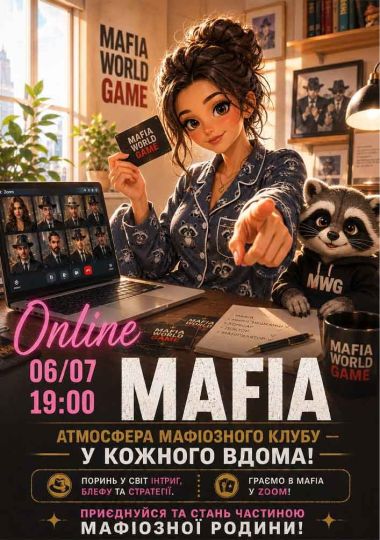 Mafia online. Граємо у Zoom