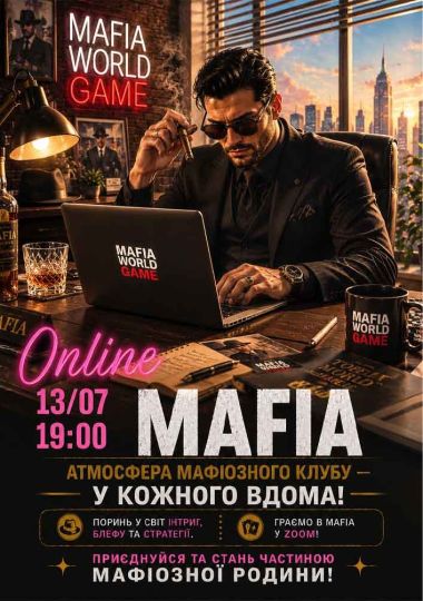 Mafia online. Граємо у Zoom