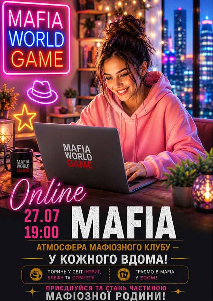 Mafia online. Граємо у Zoom