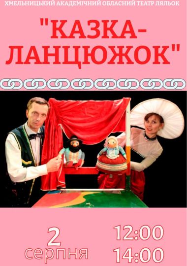 Вистава «Казка - ланцюжок» (Хмельницький театр ляльок)