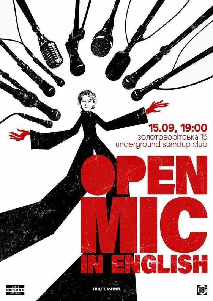 Open mic in english