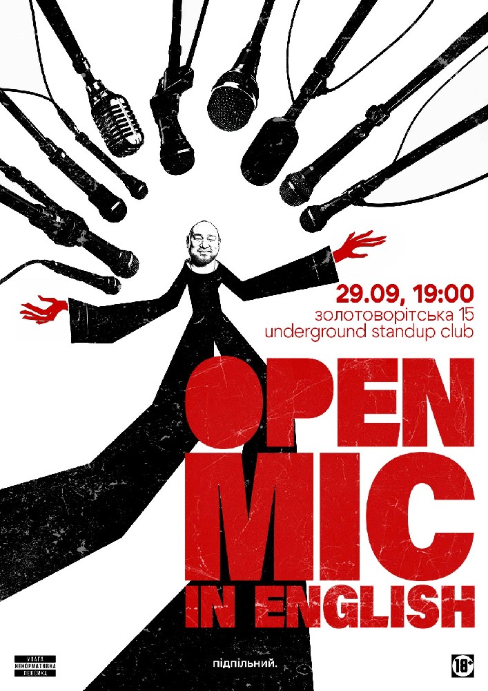 Open mic in english
