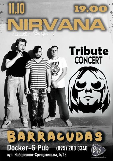 Триб`ют Nirvana - гурт Barracudas