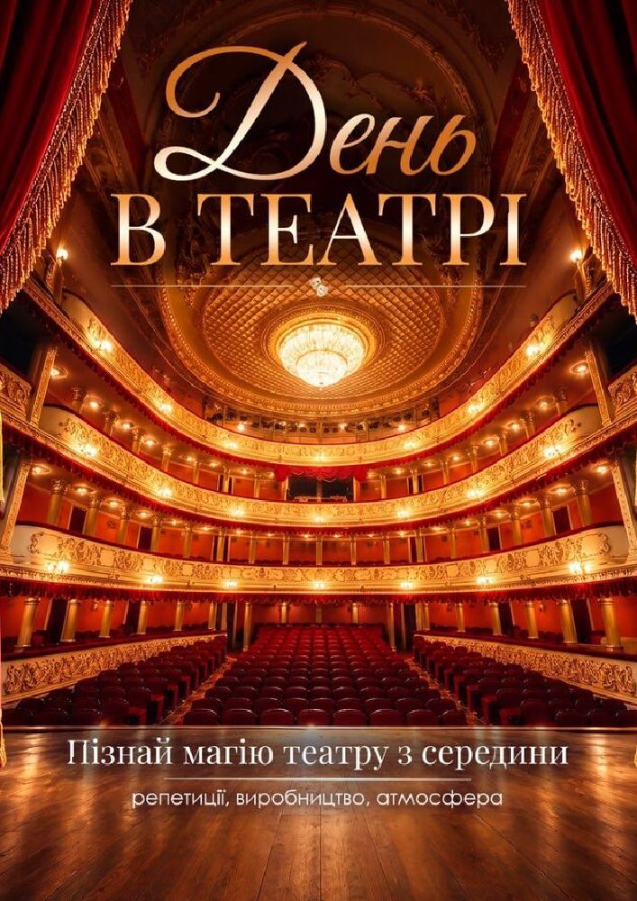«День в театрі» (пізнавай магію театру з середини)
