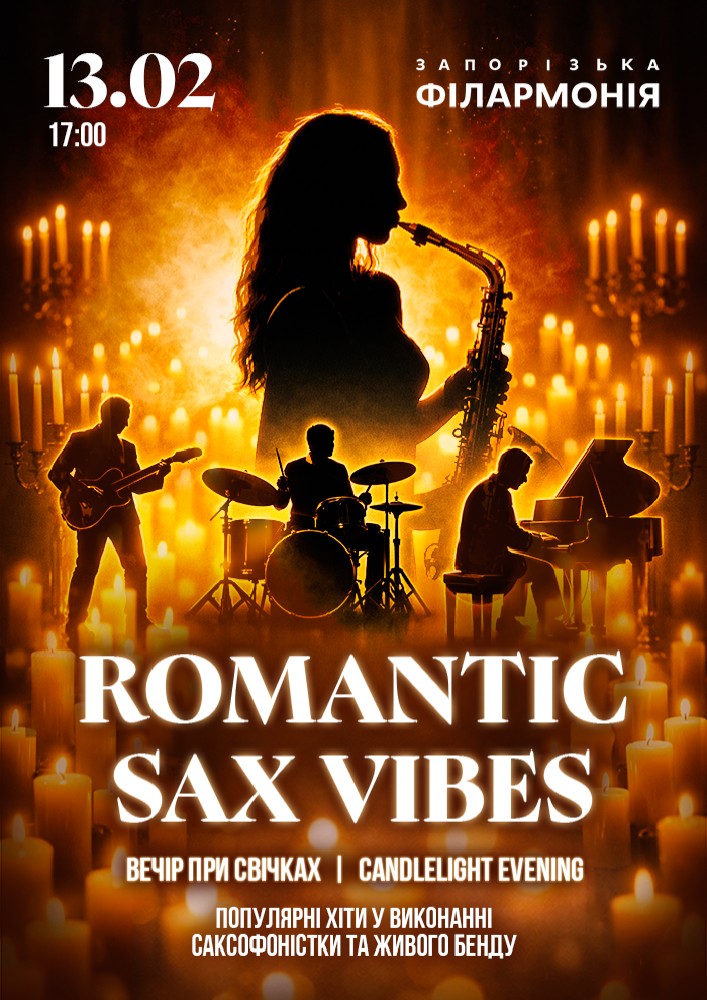 «Sax Vibes» — Саксофонні хіти при свічках