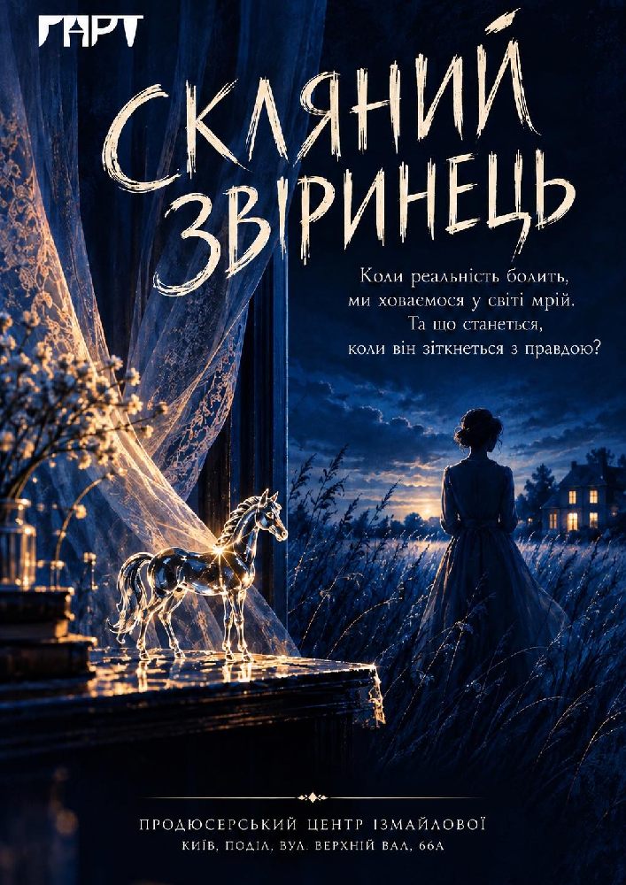 Комедія «Скляний звіринець». Театр ГАРТ