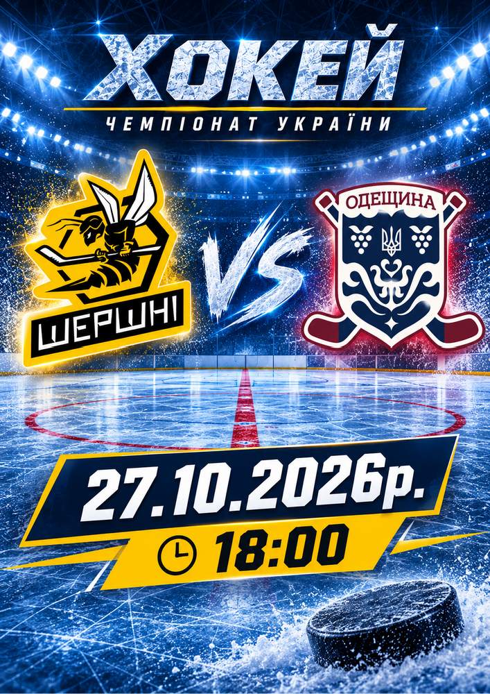 Чемпіонат України з хокею: «Шершні» — «Одещина»