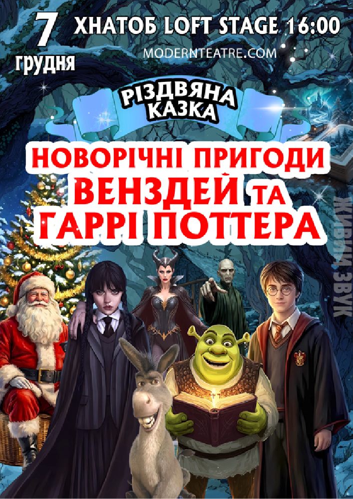 «Новорічні пригоди Гаррі Поттер та Венздей»